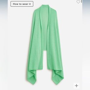 NWOT JCrew Oversized Cashmere Wrap